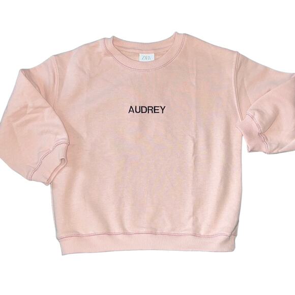 Zara | Pink Sweatshirt - Picture 1 of 4